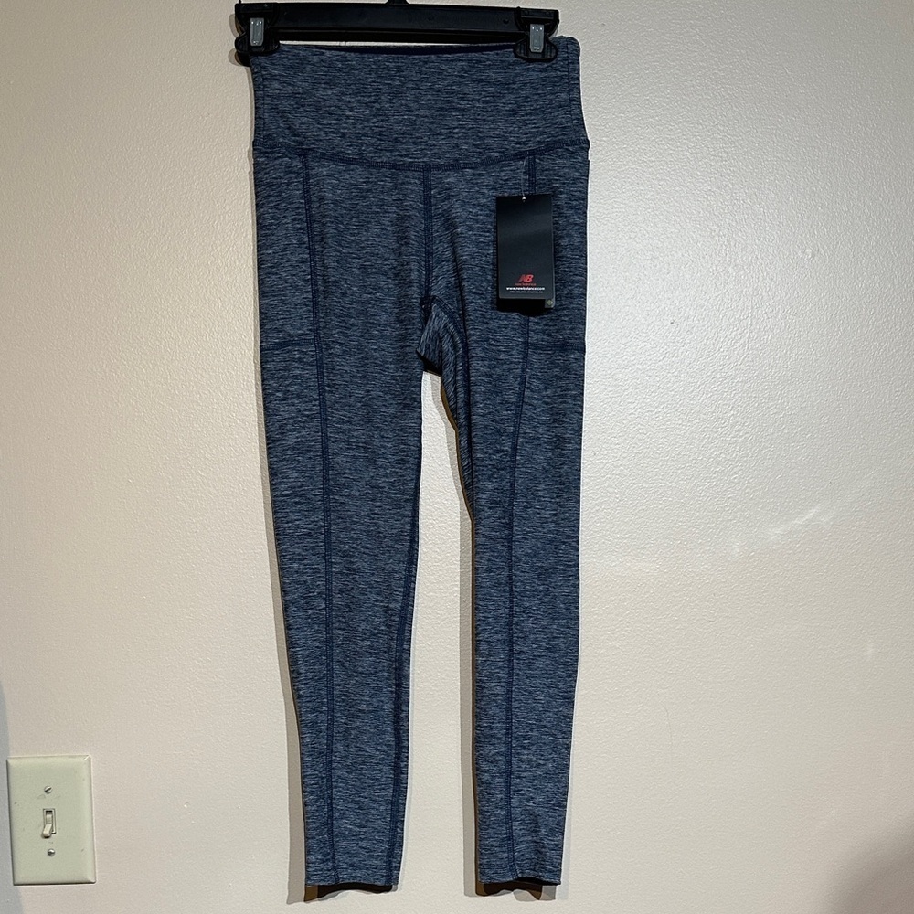 New Balance Heathered Blue Leggings